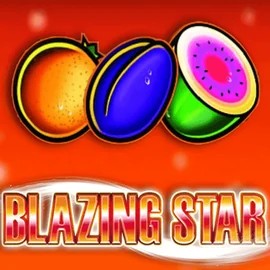 Blazing Star slot logo by Merkur Gaming at Wild Robin Casino