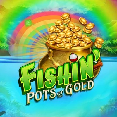 Fishin Pots Of Gold logo – Slots by Gameburger Studios at Wild Robin Casino