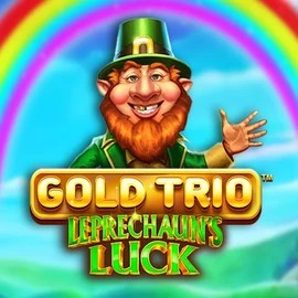 Gold Trio Leprechaun's Luck game by Playtech – logo hosted on Wild Robin Casino