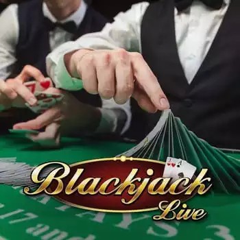 Live Blackjack slot icon by Evolution, available at Wild Robin Casino