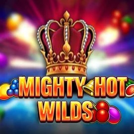 Mighty Hot Wilds logo – Slots by Inspired Gaming at Wild Robin Casino