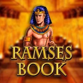 Ramses Book slot logo by Gamomat at Wild Robin Casino